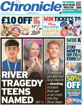 Cover of The Chronicle (UK)