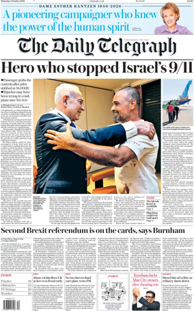 Cover of The Daily Telegraph