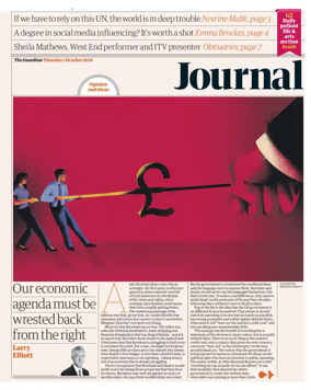 Cover of The Guardian e-paper Journal