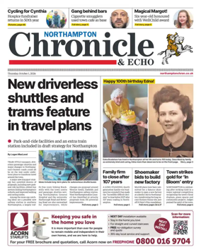 Cover of The Northampton Chronicle and Echo