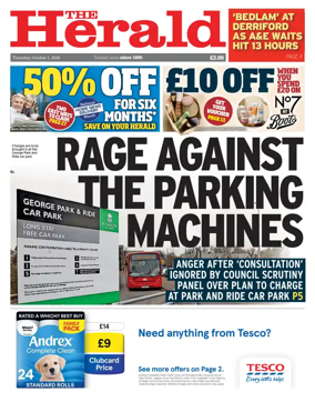 Cover of The Plymouth Herald