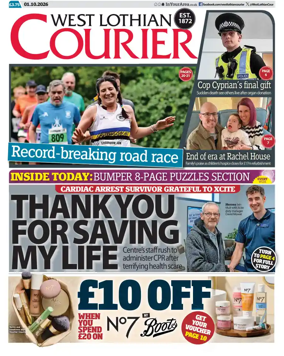 Cover of West Lothian Courier