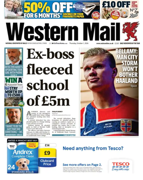 Cover of Western Mail