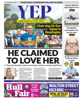 Cover of Yorkshire Evening Post