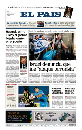 Cover of El Pais (Uruguay)