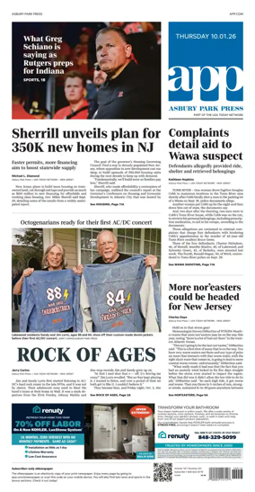 Cover of Asbury Park Press