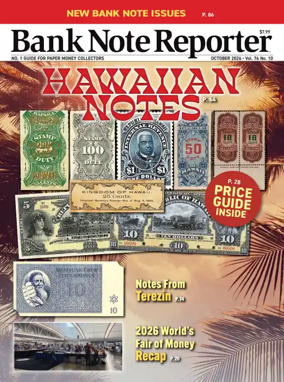 Cover of Bank Note Reporter