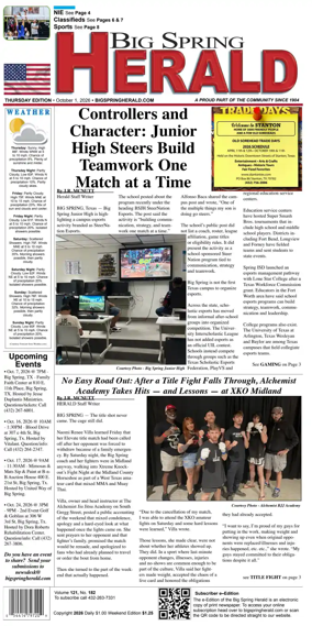 Cover of Big Spring Herald