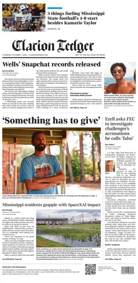 Cover of Clarion Ledger