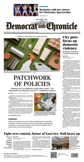 Cover of Democrat and Chronicle