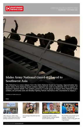 Cover of East Idaho News