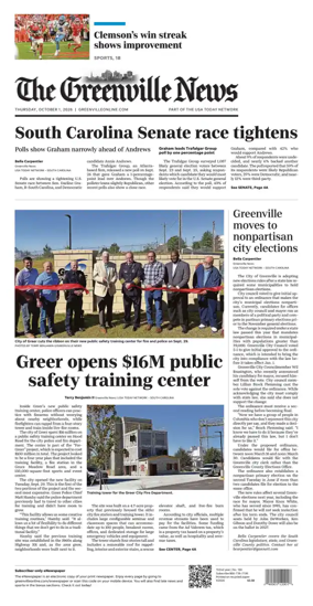 Cover of The Greenville News