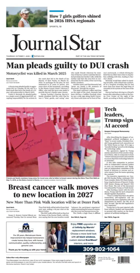 Cover of Journal Star (Peoria)
