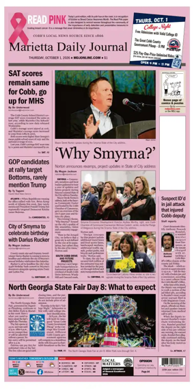 Cover of Marietta Daily Journal