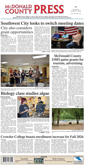 Cover of McDonald County Press