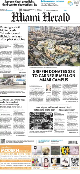 Cover of Miami Herald