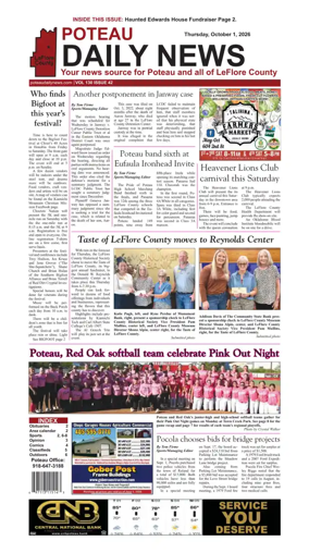 Cover of Poteau Daily News
