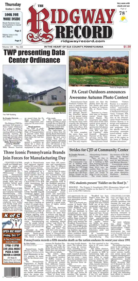 Cover of Ridgway Record