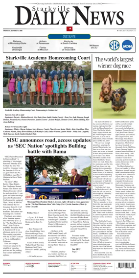 Cover of Starkville Daily News
