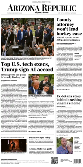 Cover of The Arizona Republic