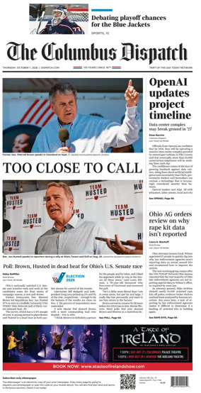 Cover of The Columbus Dispatch