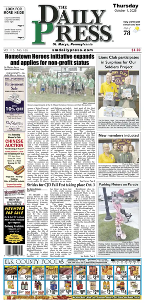 Cover of The Daily Press