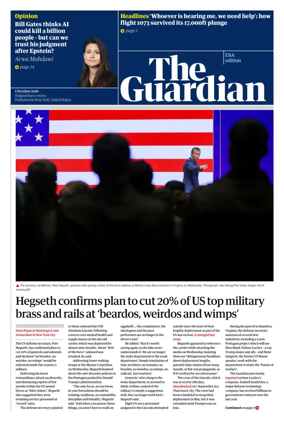 Cover of The Guardian (USA)