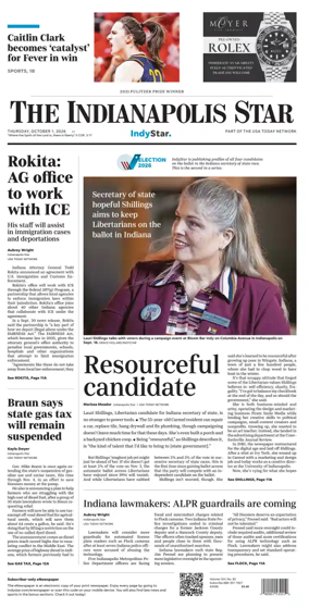 Cover of The Indianapolis Star