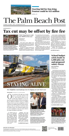 Cover of The Palm Beach Post