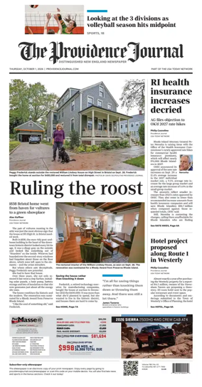 Cover of The Providence Journal