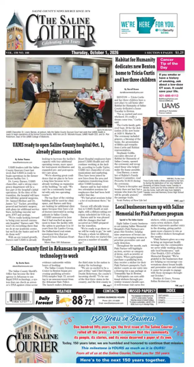 Cover of The Saline Courier
