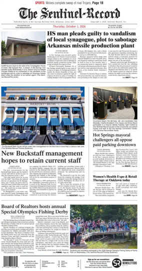 Cover of The Sentinel-Record