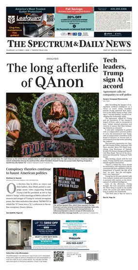 Cover of The Spectrum & Daily News