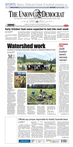 Cover of The Union Democrat