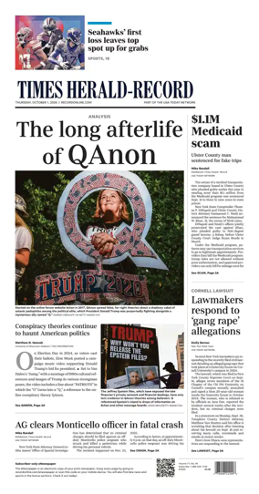 Cover of Times Herald-Record