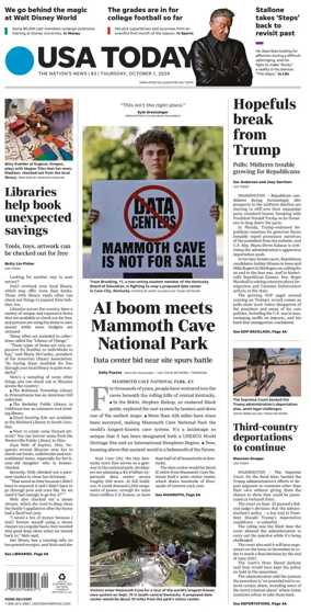 Cover of USA TODAY US Edition