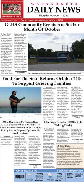 Cover of Wapakoneta Daily News
