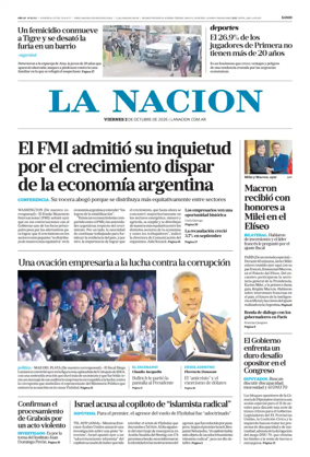 Cover of La Nacion