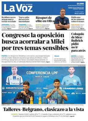 Cover of La Voz del Interior