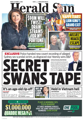 Cover of Herald Sun