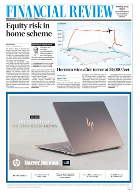 Cover of The Australian Financial Review