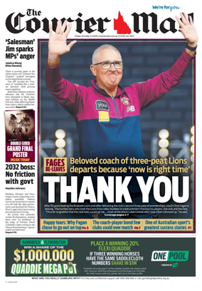 Cover of The Courier-Mail