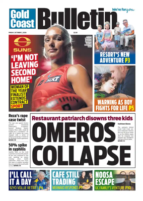 Cover of The Gold Coast Bulletin