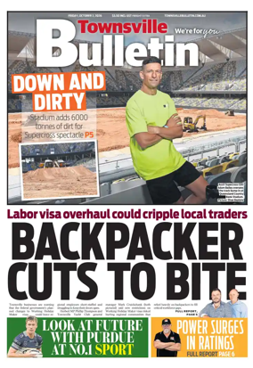 Cover of Townsville Bulletin