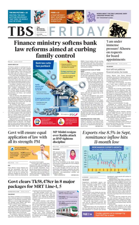 Cover of The Business Standard