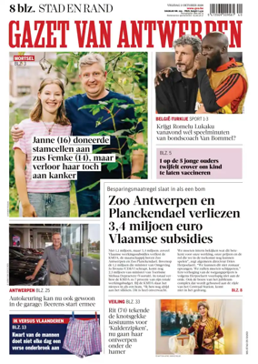 Cover of Gazet van Antwerpen Stad en Rand