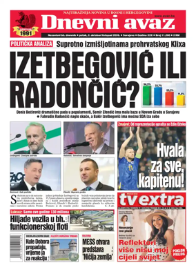 Cover of Dnevni avaz