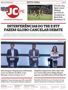 Cover of Jornal do Commercio