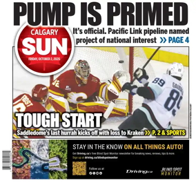 Cover of Calgary Sun