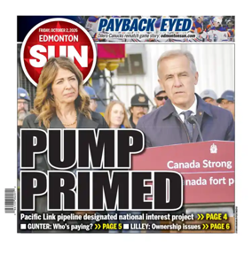 Cover of Edmonton Sun